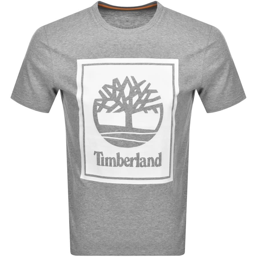 Alternative Image for ProductTimberland Stack Logo T Shirt Grey1